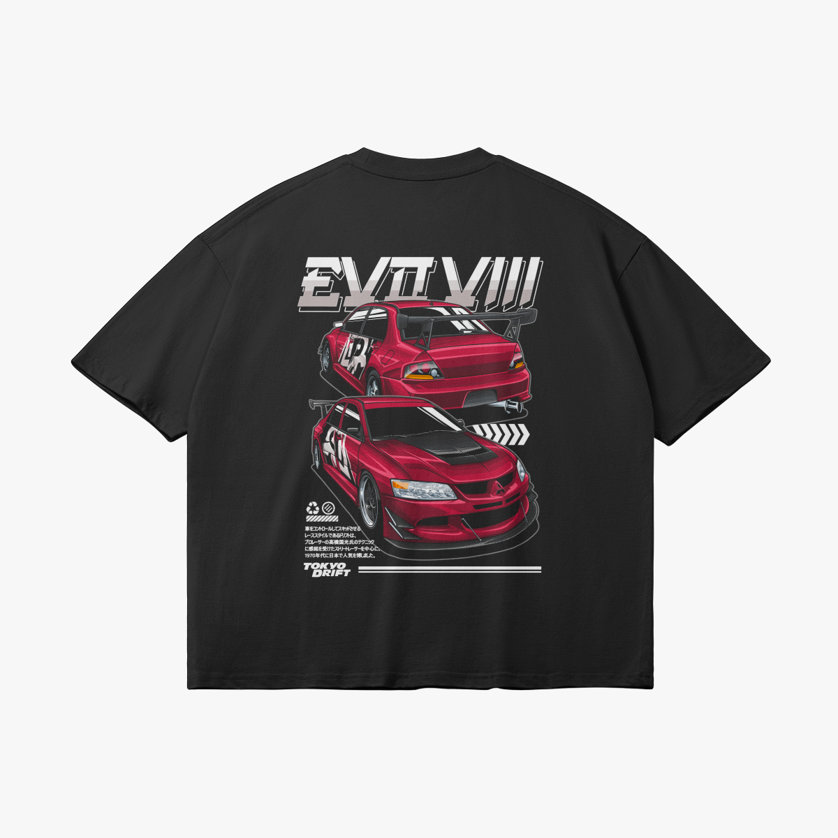 Tokyo Drift Evo 8 Graphic Tee